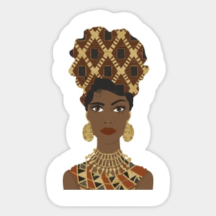 Afrocentric Woman Sticker